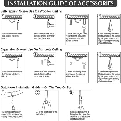Sensory Swing Elastic Indoor and Outdoor Therapy Cuddle Swing Healing & Relaxing Cuddle Sensory Swing for Autism Aspergers ADHD