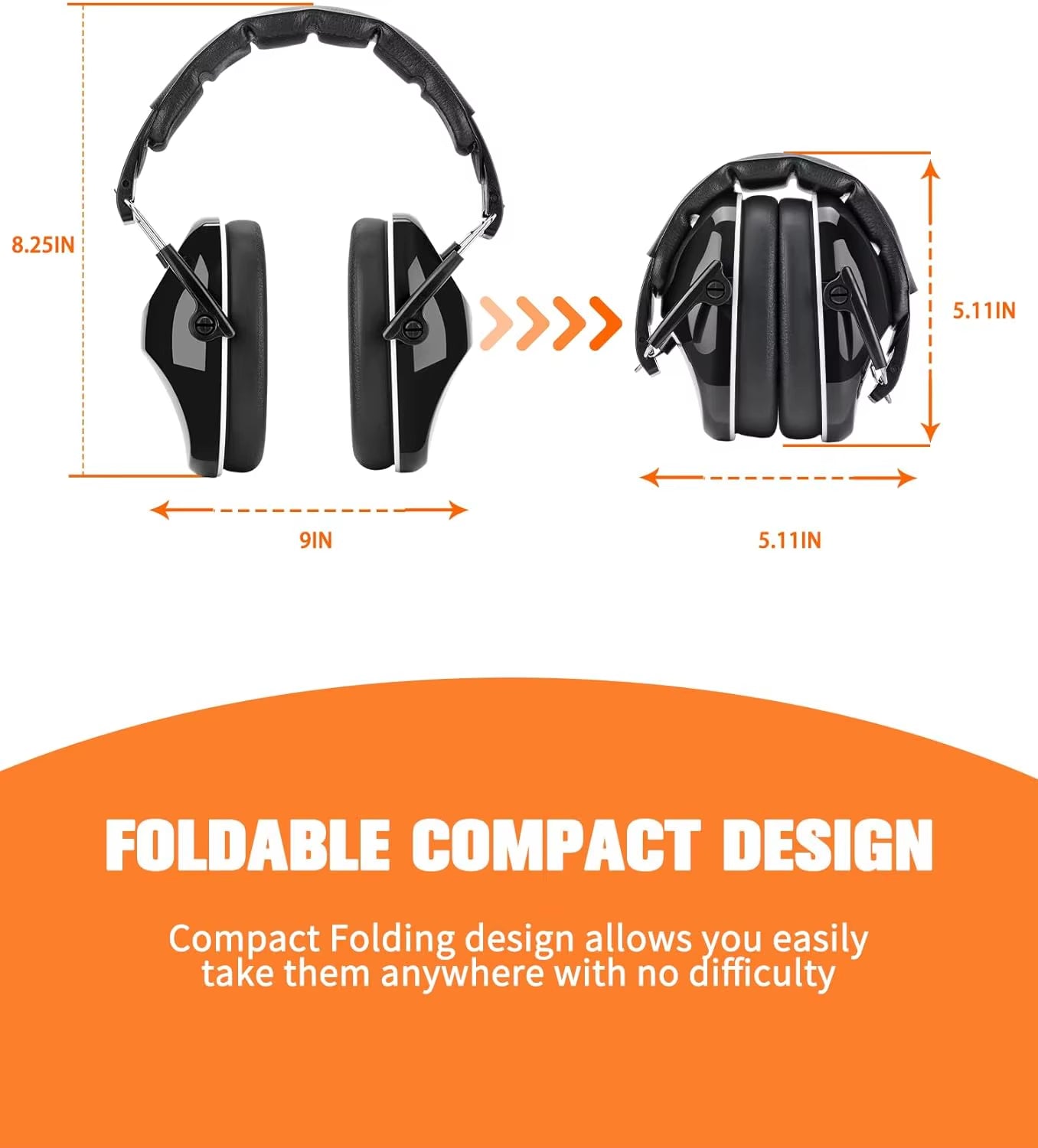 -Noise Cancelling Protectors for Children, Safety Headphones, Soundproof Muffler for Kids, Hearing Protection, Autism