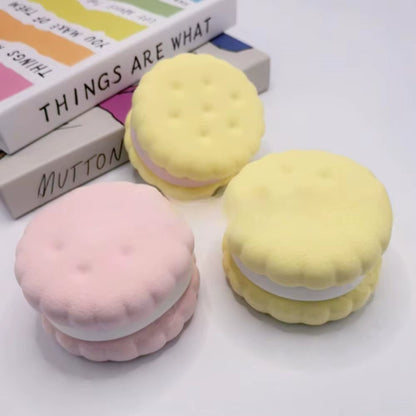 Squishy Simulated Cake Squeeze Toy Stress Relief Slow Rising Sensory Fidget for Anxiety ADHD Autism Gifts Kids Adults ASMR Fun