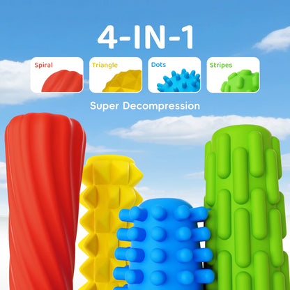 4-Pcs Textured Silicone Pencil Grips–Sensory Fidget Sleeves for Kids& Adults,Adhd &Autism Anxiety Relief