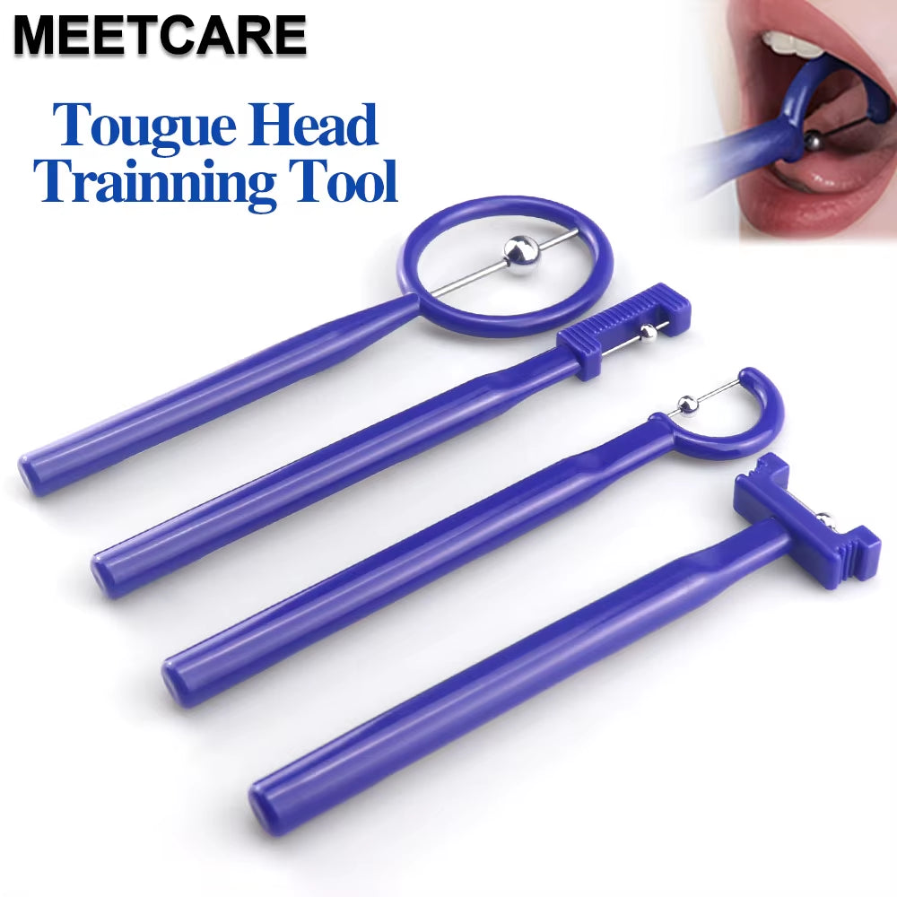 Chewing Teether Tube for Adult Kids Speech Therapy Autism Sensory Rehabilitation Lower Jaw Tongue Muscle Trainer Talk Tools