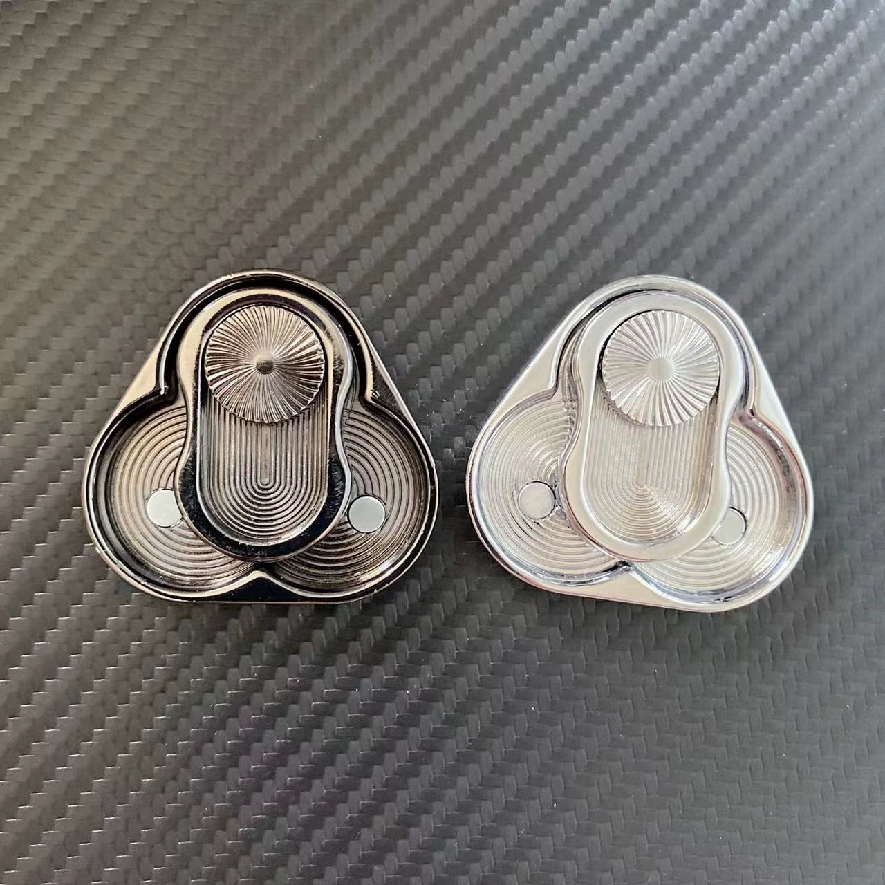 Triangle Magnetic Fidget Slider for Adults EDC Metal Fidget Toy Hand Spinner for Autism Sensory Toys Anxiety Stress Relief for A