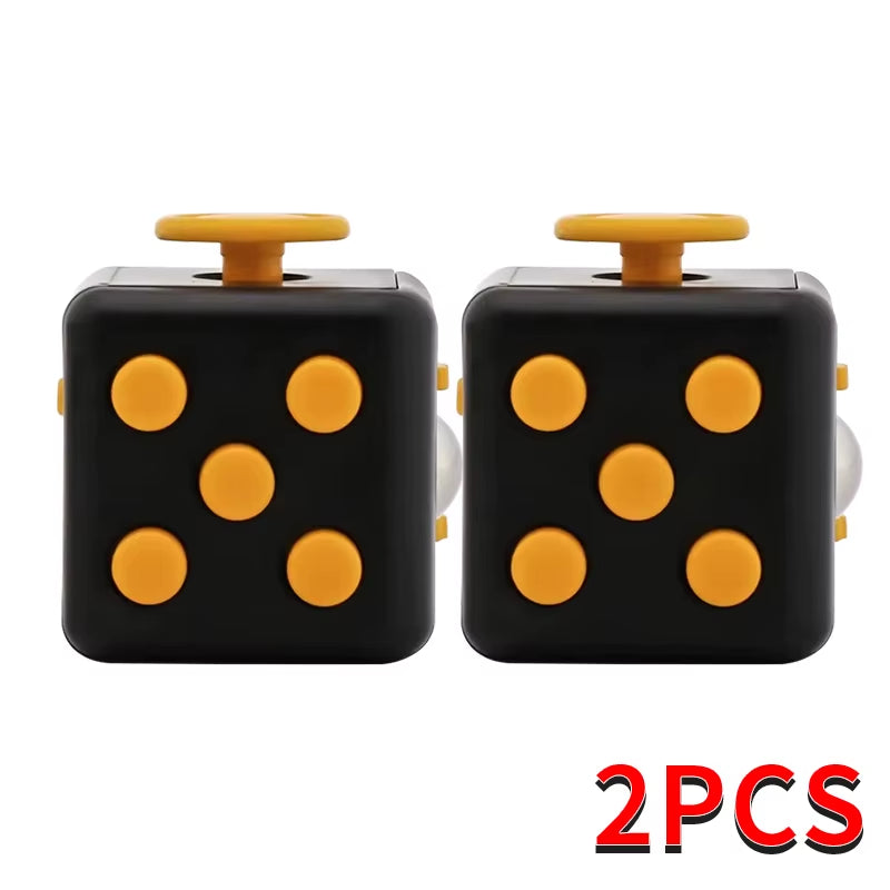 Antistress Fidget Cube Hand Spinner Decompression Sensory Toy for Autism ADHD, Anxiety - Ideal for Kids & Adults' Stress Relief