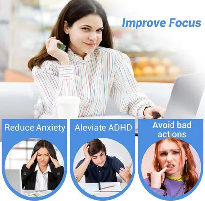 Sensory Roller Fidget Toy Clicker Tactile Spikes for Anxiety Stress Relief Pain Stimming Autism over Stimulation with Lanyard