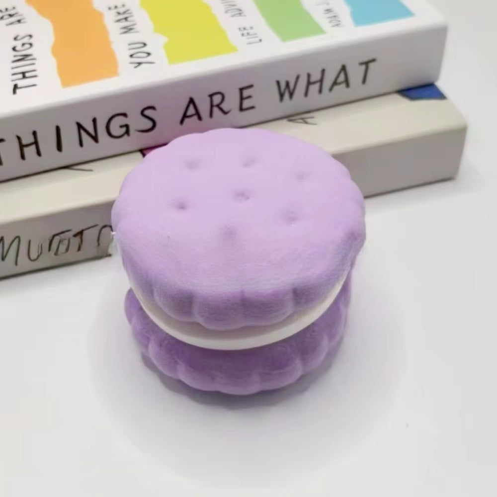 Squishy Simulated Cake Squeeze Toy Stress Relief Slow Rising Sensory Fidget for Anxiety ADHD Autism Gifts Kids Adults ASMR Fun