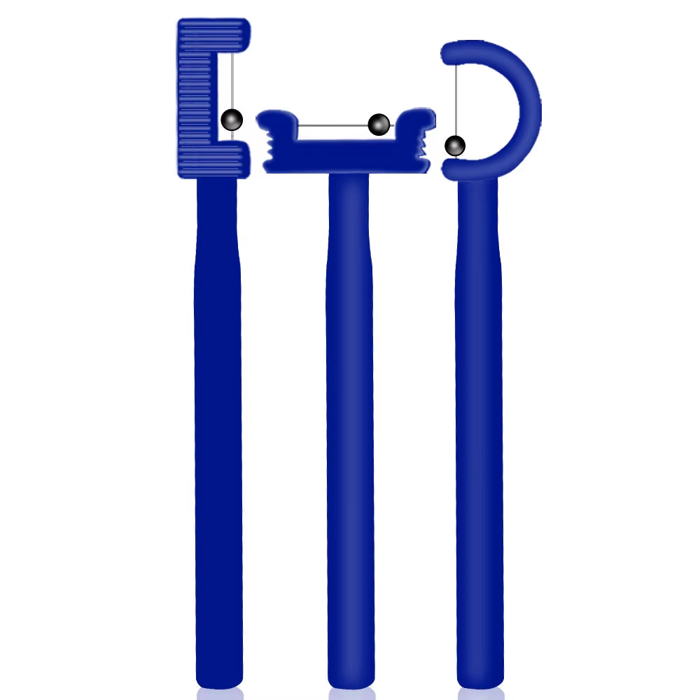 Chewing Teether Tube for Adult Kids Speech Therapy Autism Sensory Rehabilitation Lower Jaw Tongue Muscle Trainer Talk Tools