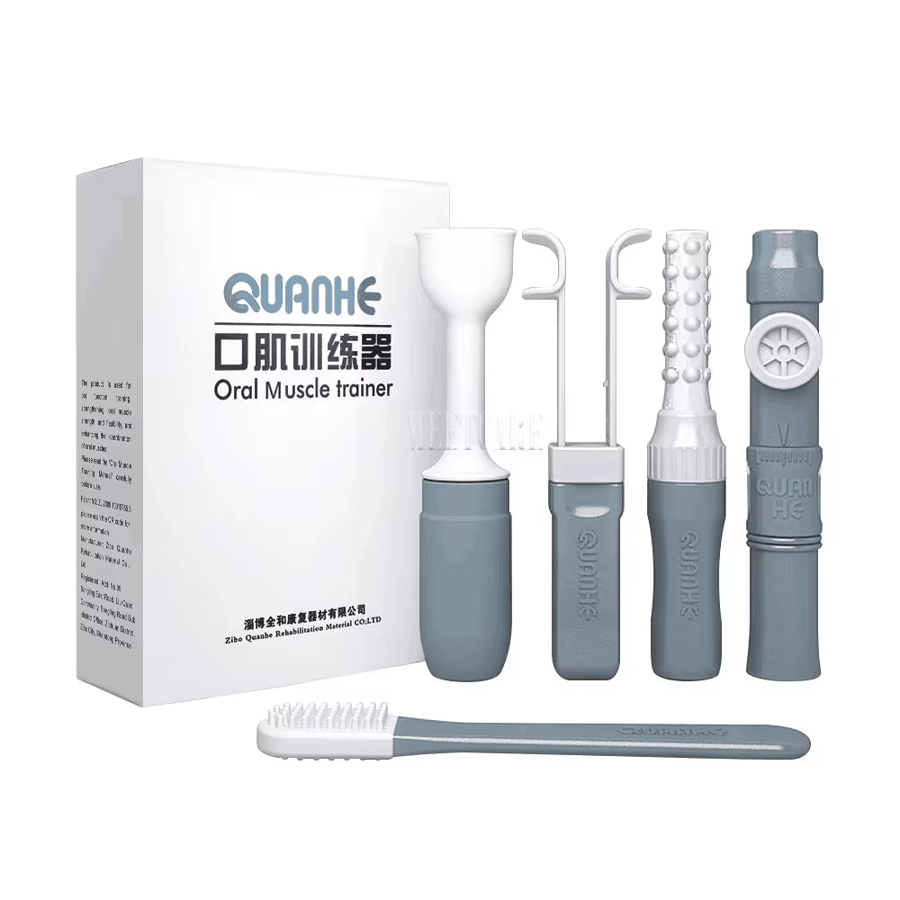 Chewing Teether Tube for Adult Kids Speech Therapy Autism Sensory Rehabilitation Lower Jaw Tongue Muscle Trainer Talk Tools