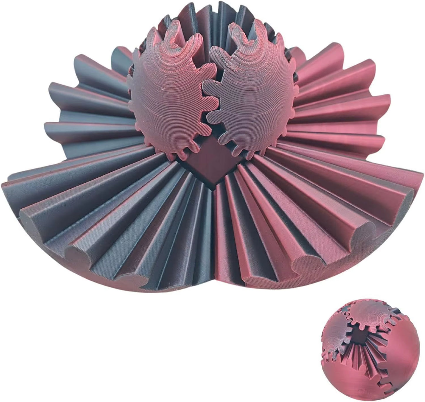 Gear Ball Spin Ball Fidget Toys Decompression Sensory Toys Autism Adult Kids Stress Relief Anti-Stress Fingertip Model Gifts