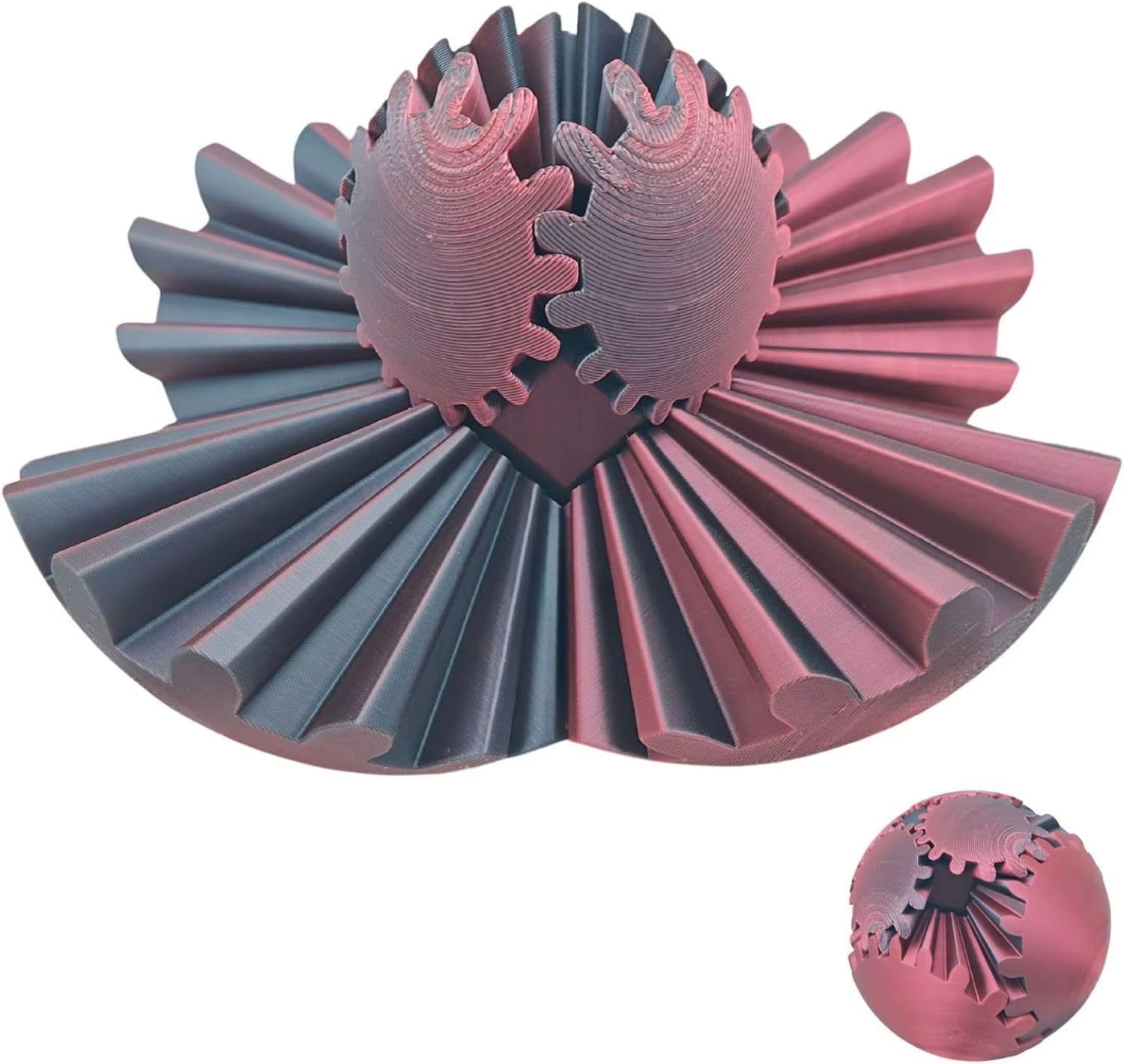 Gear Ball Spin Ball Fidget Toys Decompression Sensory Toys Autism Adult Kids Stress Relief Anti-Stress Fingertip Model Gifts