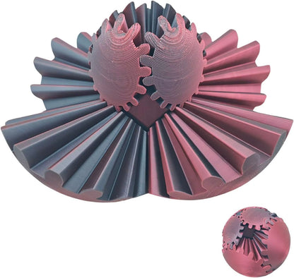 Gear Ball Spin Ball Fidget Toys Decompression Sensory Toys Autism Adult Kids Stress Relief Anti-Stress Fingertip Model Gifts