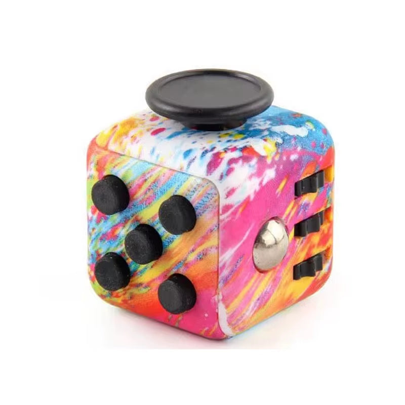 Antistress Fidget Cube Hand Spinner Decompression Sensory Toy for Autism ADHD, Anxiety - Ideal for Kids & Adults' Stress Relief