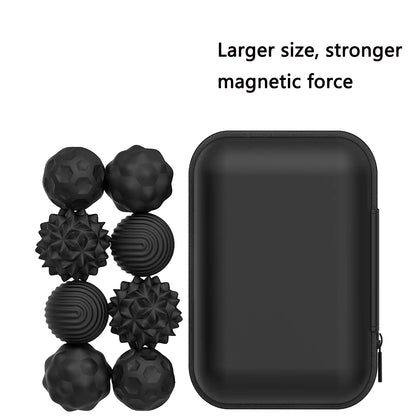 Magnetic Sensory Fidget Balls Silicone Stress Relief Toys for Adults & Teens with Autism ADHD Anxiety Fun Travel Toys Gift