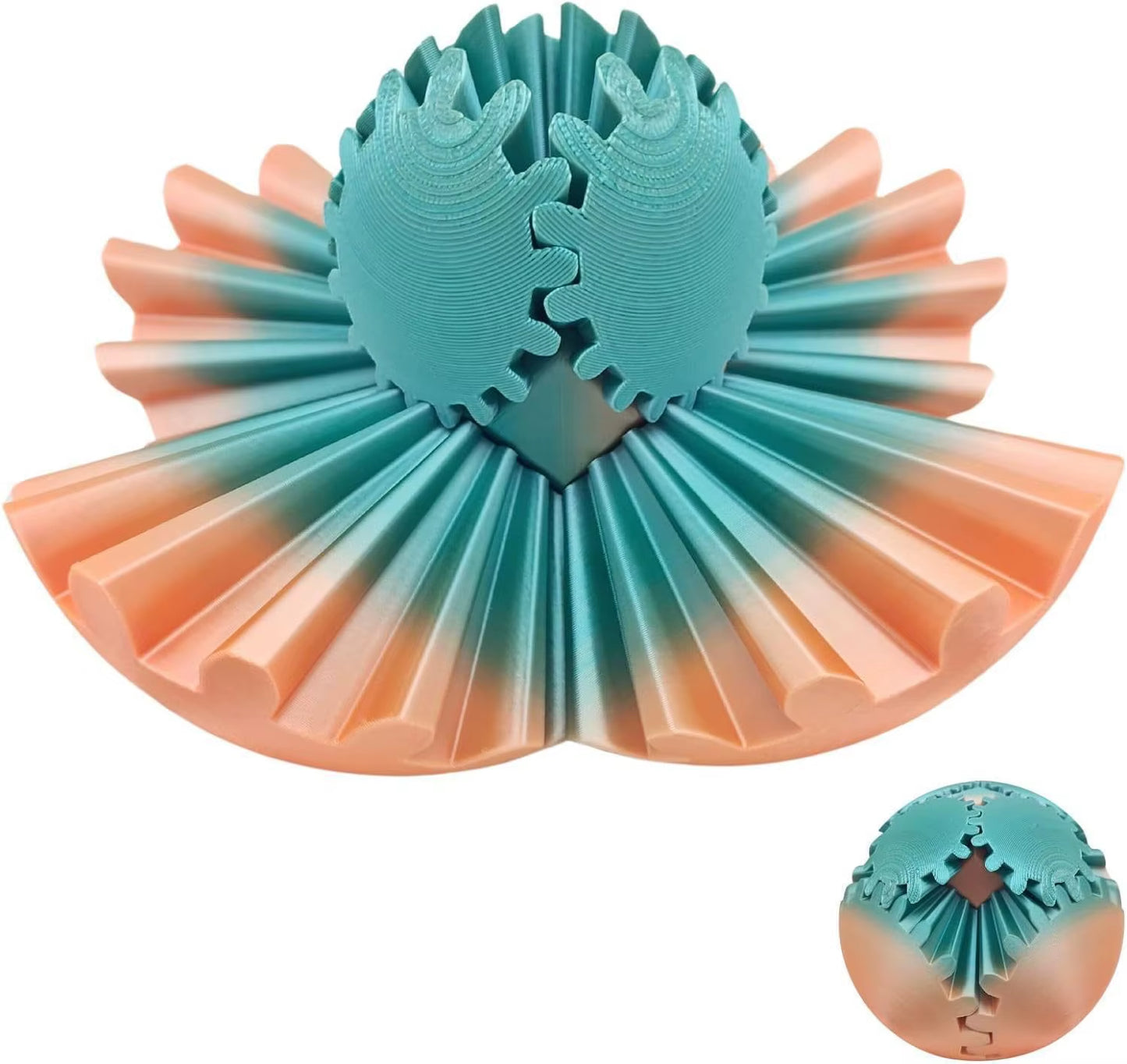 Gear Ball Spin Ball Fidget Toys Decompression Sensory Toys Autism Adult Kids Stress Relief Anti-Stress Fingertip Model Gifts