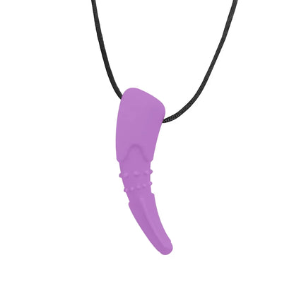 1Ps Baby Silicone Teether Kids Chew Necklace Sensory Chewy Pendant Oral Motor Toys Therapy Tools for Autism ADHD Chidren'S Goods