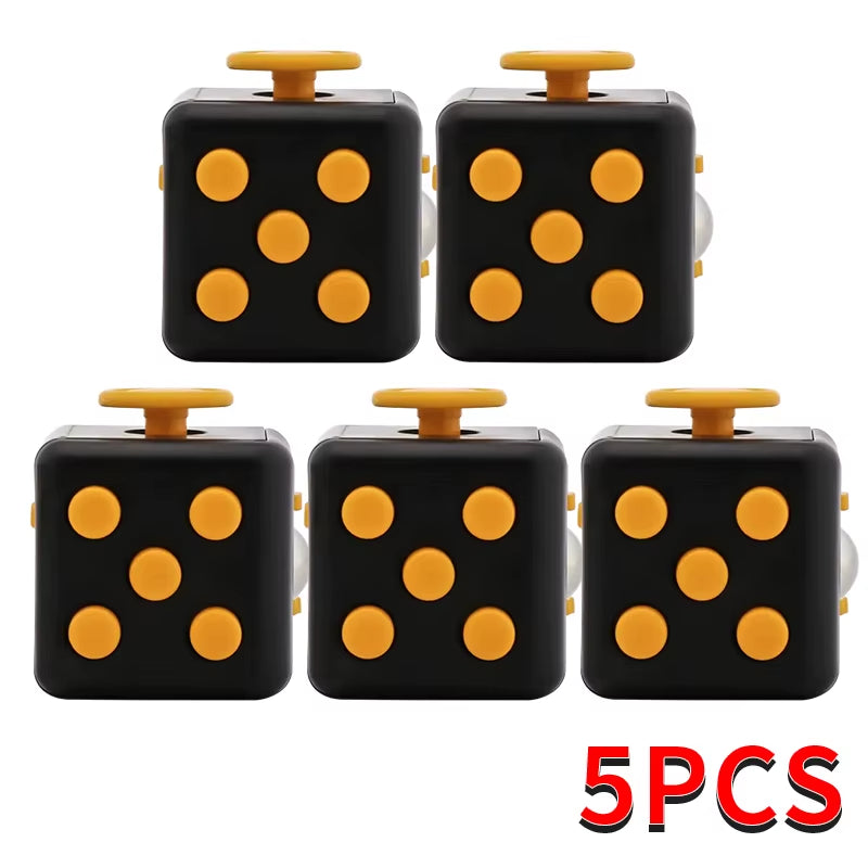 Antistress Fidget Cube Hand Spinner Decompression Sensory Toy for Autism ADHD, Anxiety - Ideal for Kids & Adults' Stress Relief