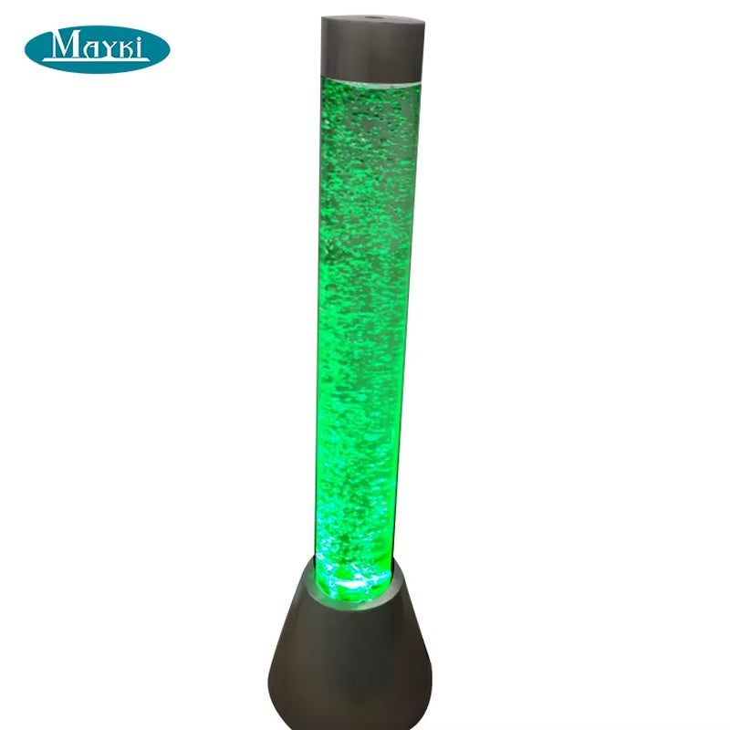 Autism Sensory Therapy Free Standing Rgb Color Control Led Light Fish Lamp Acrylic Water Column Bubble Tube Sensory Equipment