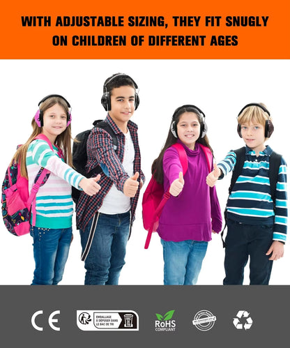 -Noise Cancelling Protectors for Children, Safety Headphones, Soundproof Muffler for Kids, Hearing Protection, Autism