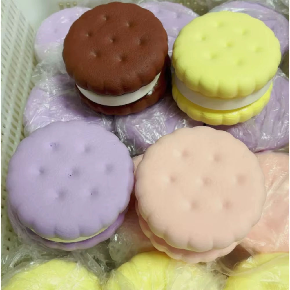 Squishy Simulated Cake Squeeze Toy Stress Relief Slow Rising Sensory Fidget for Anxiety ADHD Autism Gifts Kids Adults ASMR Fun