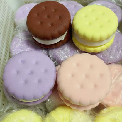 Squishy Simulated Cake Squeeze Toy Stress Relief Slow Rising Sensory Fidget for Anxiety ADHD Autism Gifts Kids Adults ASMR Fun