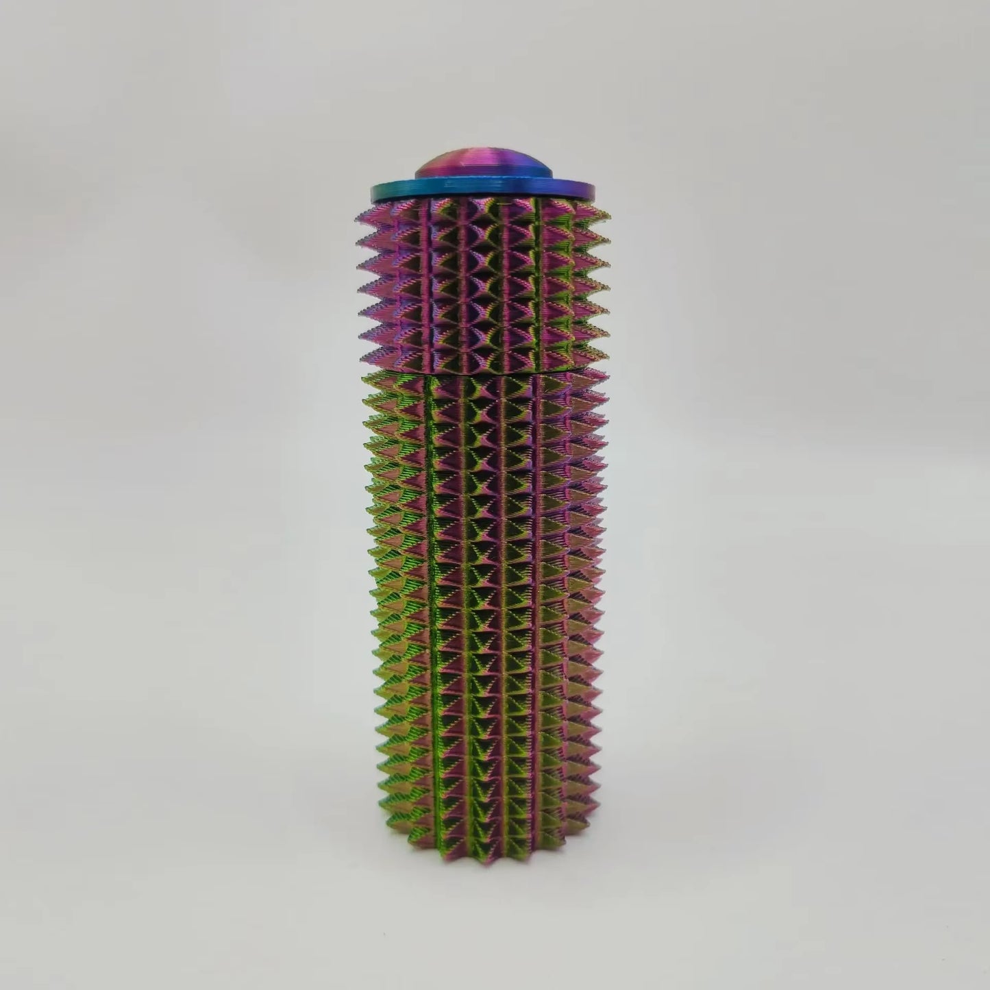 Sensory Roller Fidget Toy Clicker Tactile Spikes for Anxiety Stress Relief Pain Stimming Autism over Stimulation with Lanyard