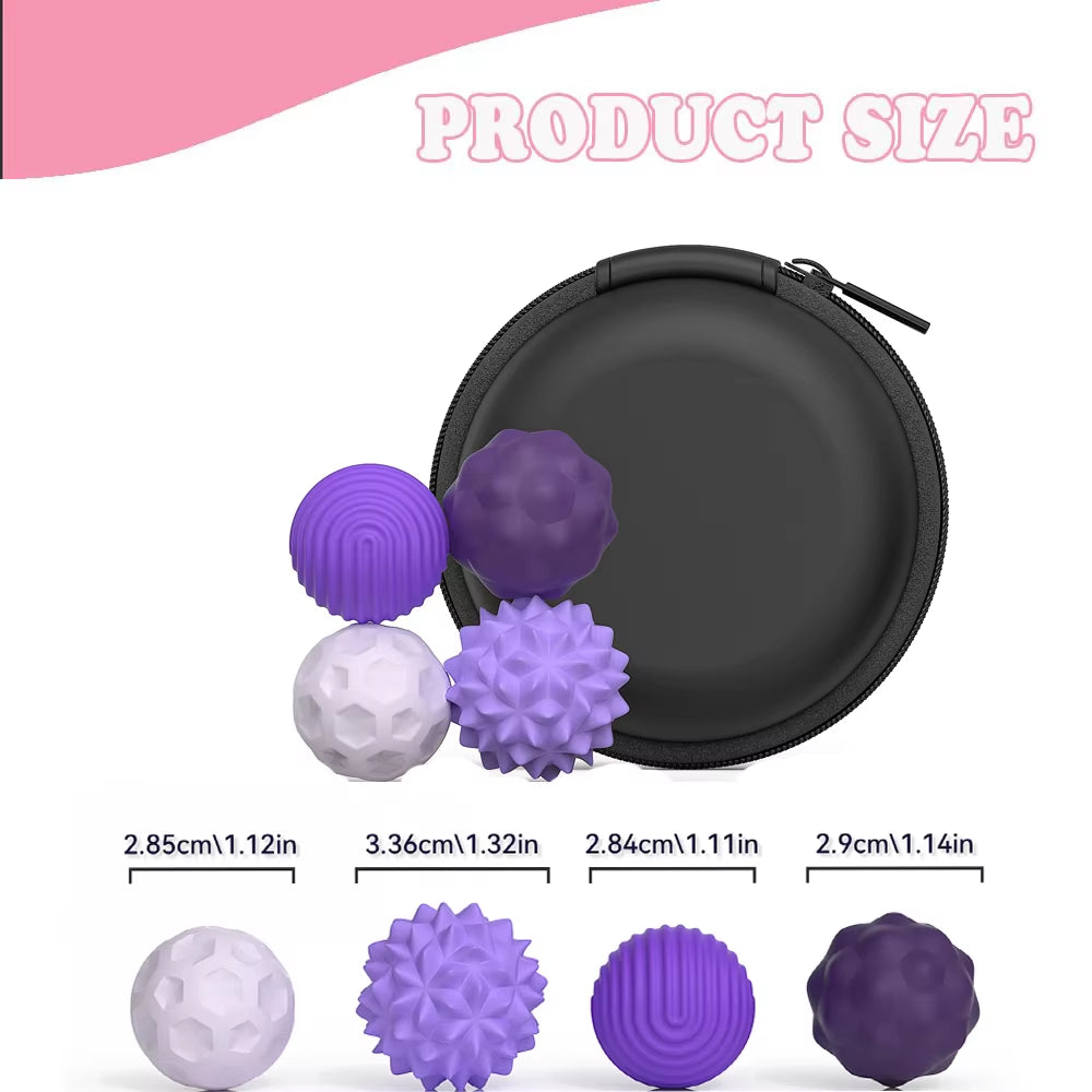 Magnetic Sensory Fidget Balls Silicone Stress Relief Toys for Adults & Teens with Autism ADHD Anxiety Fun Travel Toys Gift