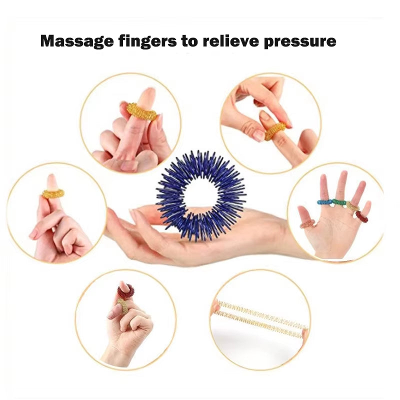 10/30/50PCS Rings Sensory Toys ADHD Autism Stress Relief Fidget Ring Silent Stress Reducer Fidget Toys for Kids Adults