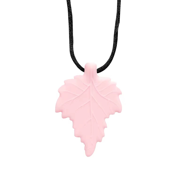 1Ps Baby Silicone Teether Kids Chew Necklace Sensory Chewy Pendant Oral Motor Toys Therapy Tools for Autism ADHD Chidren'S Goods