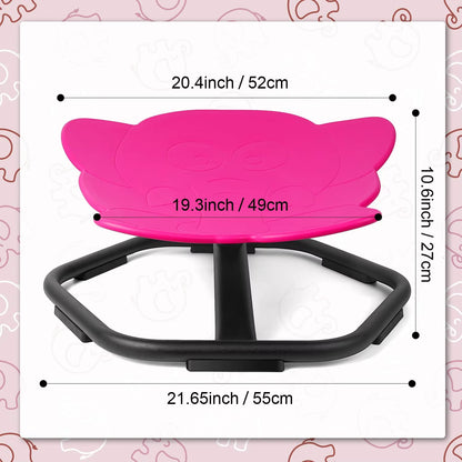 Swivel Chair- 360° Spinning Seat Autism Sensory Spin Toddler Sit ADHD Toy Play Equipment Relief Motion Sickness for Kids