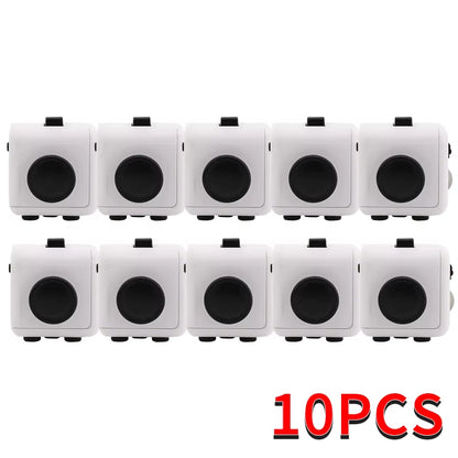 Antistress Fidget Cube Hand Spinner Decompression Sensory Toy for Autism ADHD, Anxiety - Ideal for Kids & Adults' Stress Relief