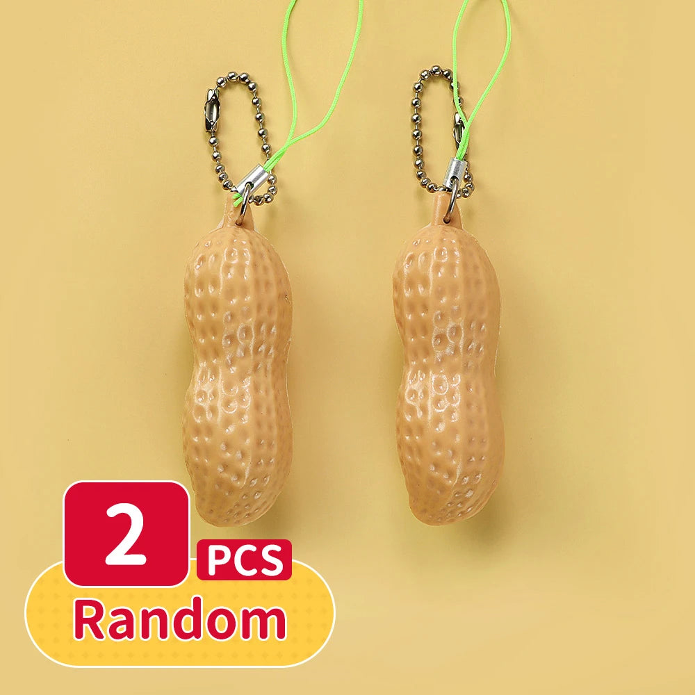 Squishy Fidget Sensory Toys Children with Autism and Anxiety Sensory Reliver Shrink Tube Toys for Adult Push Squeeze Pea Toys