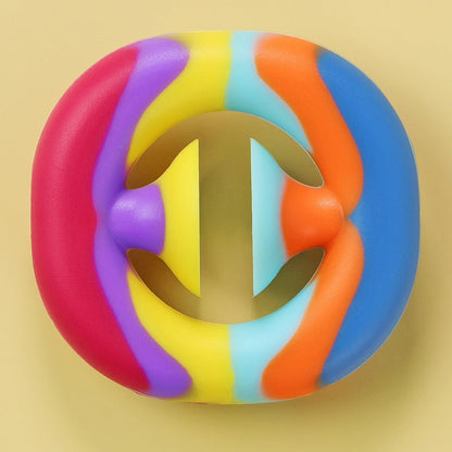 Squishy Fidget Sensory Toys Children with Autism and Anxiety Sensory Reliver Shrink Tube Toys for Adult Push Squeeze Pea Toys