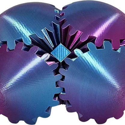 Gear Ball Spin Ball Fidget Toys Decompression Sensory Toys Autism Adult Kids Stress Relief Anti-Stress Fingertip Model Gifts