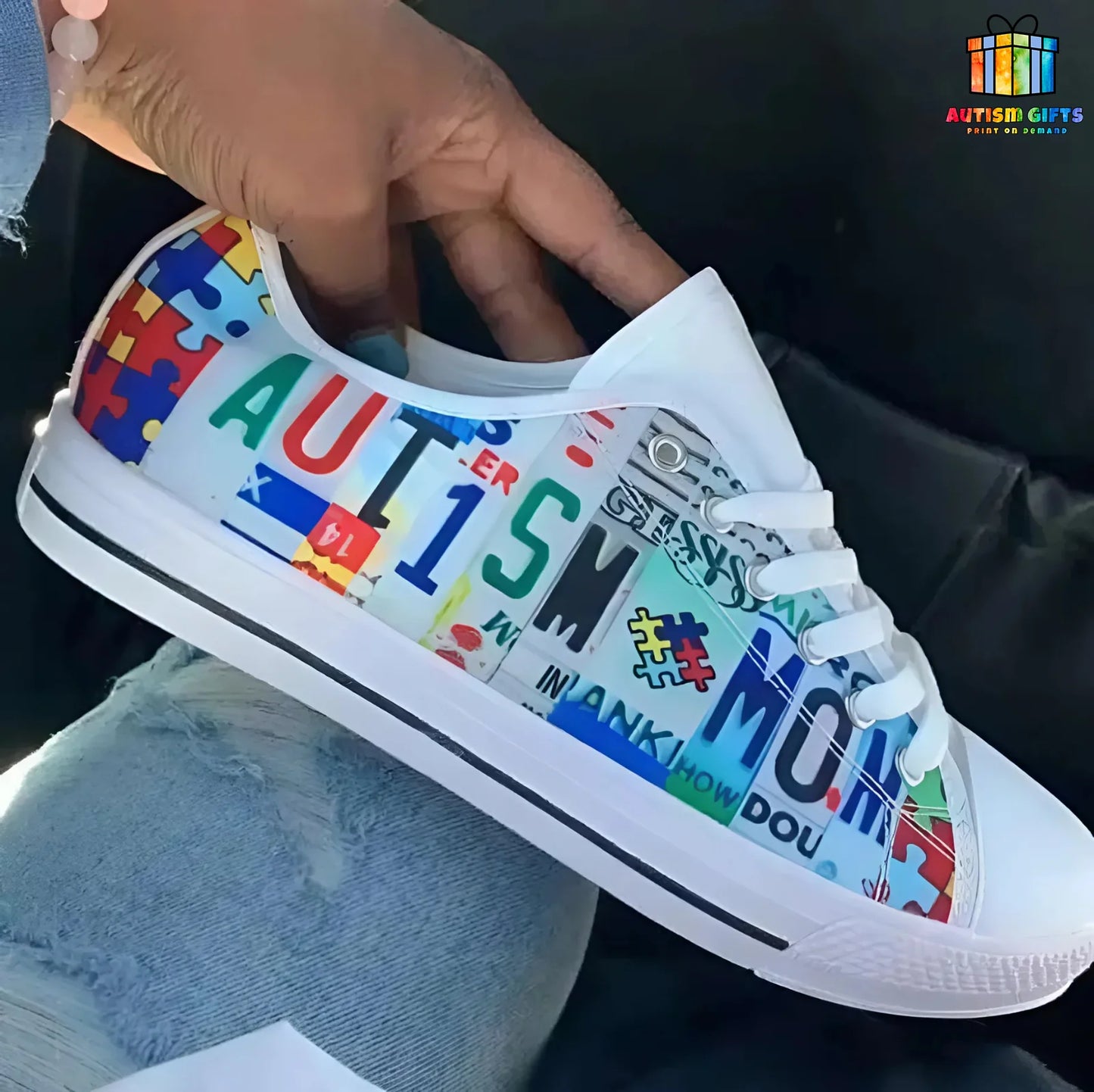Autism Mom Low Top Shoes