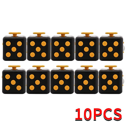 Antistress Fidget Cube Hand Spinner Decompression Sensory Toy for Autism ADHD, Anxiety - Ideal for Kids & Adults' Stress Relief