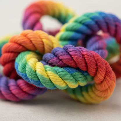 تفاصيل حبل تانجل - ملمس حسي وألوان زاهية