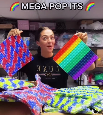 Jumbo Push Pop Fidget-Fidget Sensory Toy-Summer collection